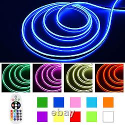 100 Ft Neon LED Light Strip Rope Tube Flexible 16 Colors Indoor/Outdoor Remote