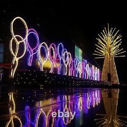 100 Ft Neon LED Light Strip Rope Tube Flexible 16 Colors Indoor/Outdoor Remote