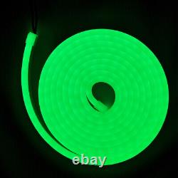 100ft 12V Silicone LED Neon Light Strip Waterproof Boat Car Holiday Party Decor