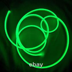 100ft LED Neon Strip Lights Flexible Waterproof 12V Silicone Tube Room Party Bar