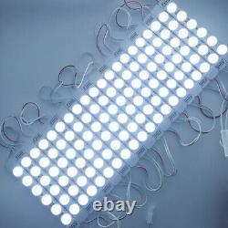 100x 2835 6 LED Module Light Backlight 110V For Advertising Sign LOGO Billboard