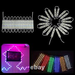 10-500ft 5050 SMD 3LED Module Light For Counter LOGO Sign Lamp Decor Waterproof