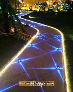 110V Outdoor LED Neon Rope Light Strip Flexible Waterproof Party Home Bar Decor