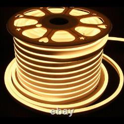 110V Outdoor LED Neon Rope Light Strip Flexible Waterproof Party Home Bar Decor