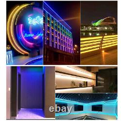 110V Waterproof Neon LED Light Strip for Wedding Party Commercial Sign Decor USA