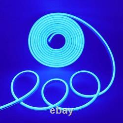 12V 100ft Flexible LED Neon Light Strip Waterproof Silicone Tube Outdoor Decor