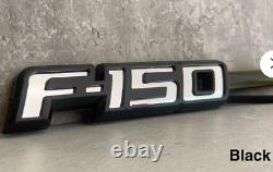 2009-2014 F150 LED Lighted Fender Emblems 2 Pc Kit Black or Chrome