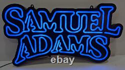 2009 SAMUEL ADAMS Logo LED Lighted Beer Sign Faux Neon 25
