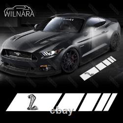 2XSide Mirror Puddle Courtesy LED Lights Logo For FORD Mustang Shelby 2013-2020