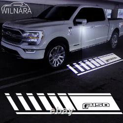 2X Courtesy Mirror Puddle LED Lights Projector Logo For 2021-2022 Ford F150