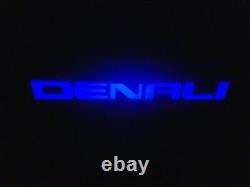 2pc Blue Denali 5w Led Emblem Door Projector Ghost Shadow Puddle Logo Light