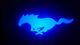 2pc Blue Mustang 5w Led Emblem Door Projector Ghost Shadow Puddle Logo Light