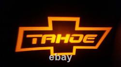 2pc White Tahoe 5w Led Emblem Door Projector Ghost Shadow Puddle Logo Light