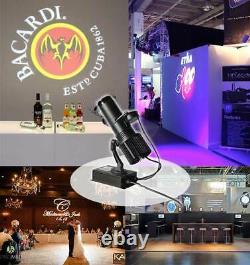 30W Indoor Black Remote Control LED Gobo Projector Advertising Logo Light