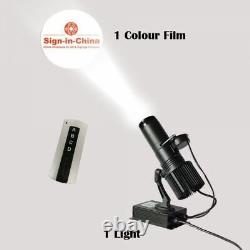 30W Indoor Black Remote Control LED Gobo Projector Advertising Logo Light