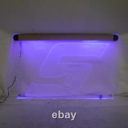 35W x 22T Snap-On S Logo Panel Multicolored Acrylic LED Light Sign withRemote