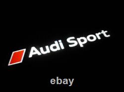 4x Original Audi Sport LED Courtesy Lights Door Logo Projector Many Audi
