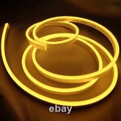 65ft 12V LED Neon Light Strip Waterproof Silicone Tube Holiday Boat Car Decor