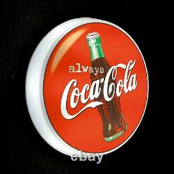 ALWAYS COCA COLA Light up LED shop sign logo Pub Beer Lager ALE man cave home