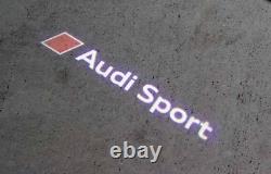 Audi Sport logo LED entry-level lighting door projector 4S0947409 RS S A3 A4 A5 A6