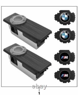 BMW Genuine LED Door Logo Projector Light BMW Logo M Logo 68mm 63312468386 NEW