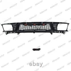 Black Front Grille Grill NO LOGO Fit For TOYOTA TACOMA 1995-1997 With LED Light