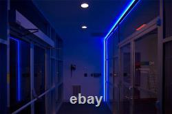 Blue LED Neon Strip Lights Waterproof Indoor Outdoor Party Decor W15mm x H25mm
