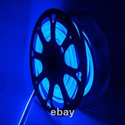 Blue LED Neon Strip Lights Waterproof Indoor Outdoor Party Decor W15mm x H25mm
