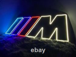 Bmw M Logo Car Neon Sign Car Logo Custom LED Light Game room Bedroom Bar Decor