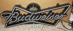Budweiser Beer Iconic Bowtie Logo Led Sign-opti Neon-bar Light-lager-ale-bud