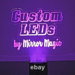 Custom Made LED Light Custom Logo Business Logo 16 Color LED Night Lamp