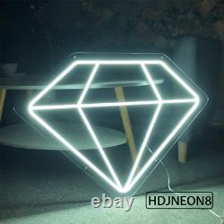 Custom Neon Sign Diamond LED Night Light Diamond Logo Personalized Led Neon Sign