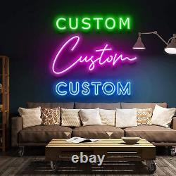Custom Your Own Flex LED Strip Neon Sign Décor Shop Store Brand Logo Light