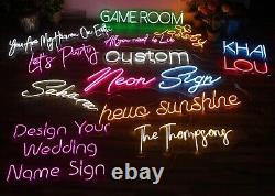 Customised Neon LED Light Birthday Wedding Party Club Neon Signs