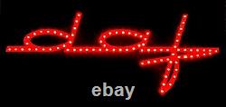 DAF TRUCK / LORRY LED LOGO LIGHT BOARD CABIN LIGHT 70 x 35 cm + FREE DIMMER