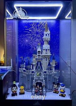 DK -LED light display case with logo for Lego The Disney Castle 71040
