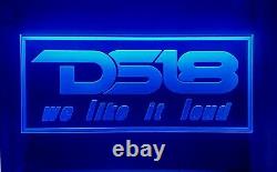 DS18 LED Signs Car Audio Sound Lighted Sign Speaker Garage Sign Logo Neon Light