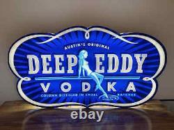 Deep Eddy Vodka Led Bar Sign 3d Design Betty Logo Man Cave Garage Texas Light