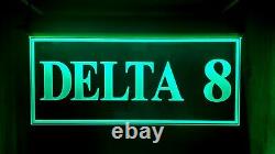 Delta 8 LED Signs Sold Here We Sell CBD Oil Shop Open Windows Neon Light Sign