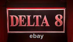 Delta 8 LED Signs Sold Here We Sell CBD Oil Shop Open Windows Neon Light Sign