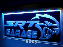 Dodge Hellcat SRT Garage Led Lighted Neon Signs Mancave Room 10x20 Car Logo