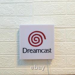 Dreamcast Logo LED Sign Sega Console 3D Printed Light Sign