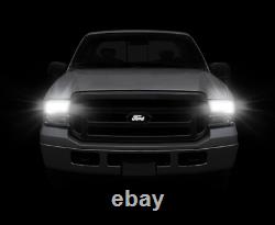 Emblem Ford 2004 2014 F-150 Blue Logo White LED Light Chrome Plated Truck