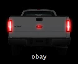 Emblem Ford 2004 2014 F-150 Tailgate Logo Red LED Light Black TFP Truck