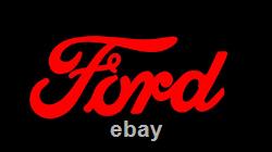 Emblem Ford 2004 2014 F-150 Tailgate Logo Red LED Light Black TFP Truck