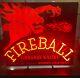 Fireball Whiskey LED Light Sign 21x27 Red Dragon Logo Fire-Breathing