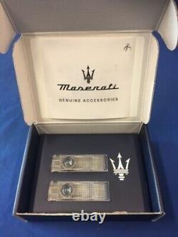 Genuine Maserati Levante/Ghibli/QP / door led light trident logo 940001321