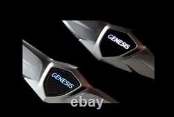 Genuine OEM Hood Trunk Wing Logo LED lamp Emblem 2EA For 2015+ Hyundai Genesis