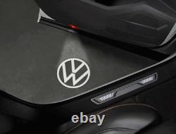 Genuine Volkswagen VW Logo Front Door Led Puddle Light 000-052-120-F