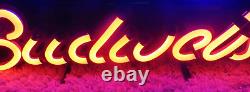 Ice Cold Budweiser Beer Iconic Logo Led Sign-opti Neon-bar Light-lager-ale-bud